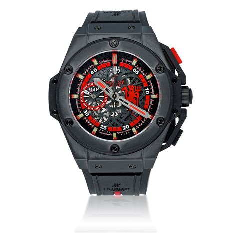 SIGNED HUBLOT, GENEVE, RED DEVILS MANCHESTER 